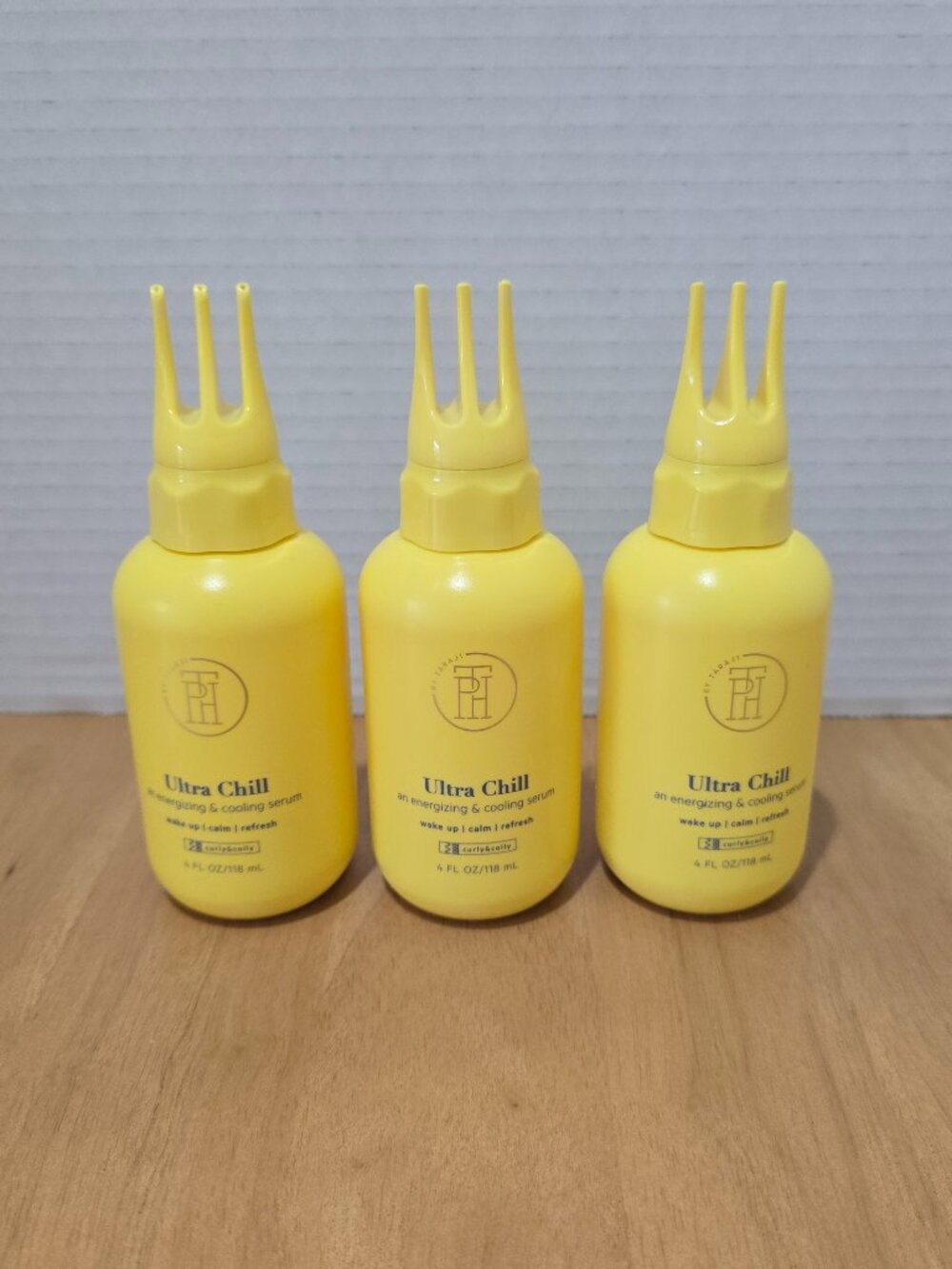 TPH by Taraji Ultra Chill Energizing and Cooling Serum 4 oz (lot of 3) New